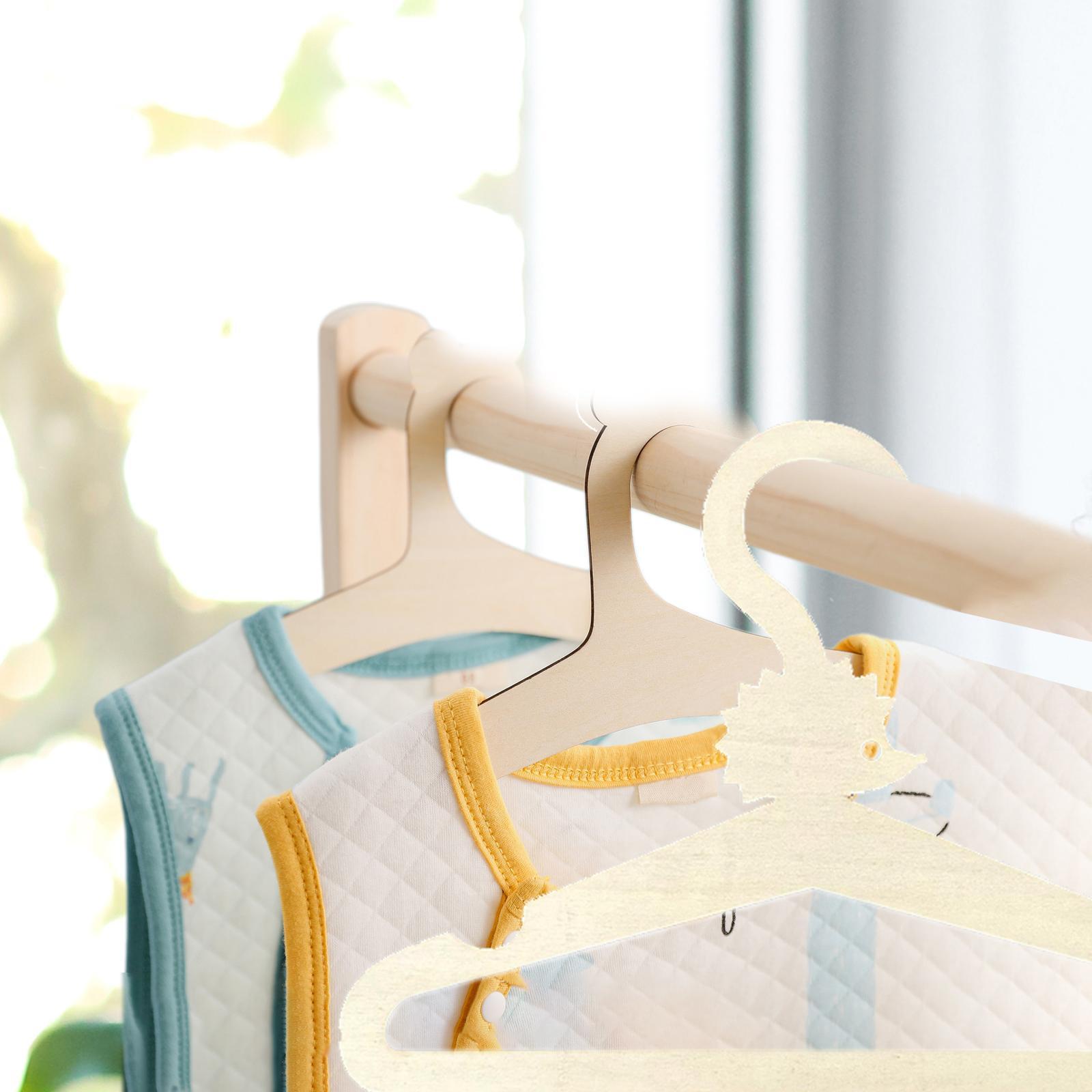 Kids Coat Hanger Clothes Drying Storage Rack Infants Hanger for Trousers