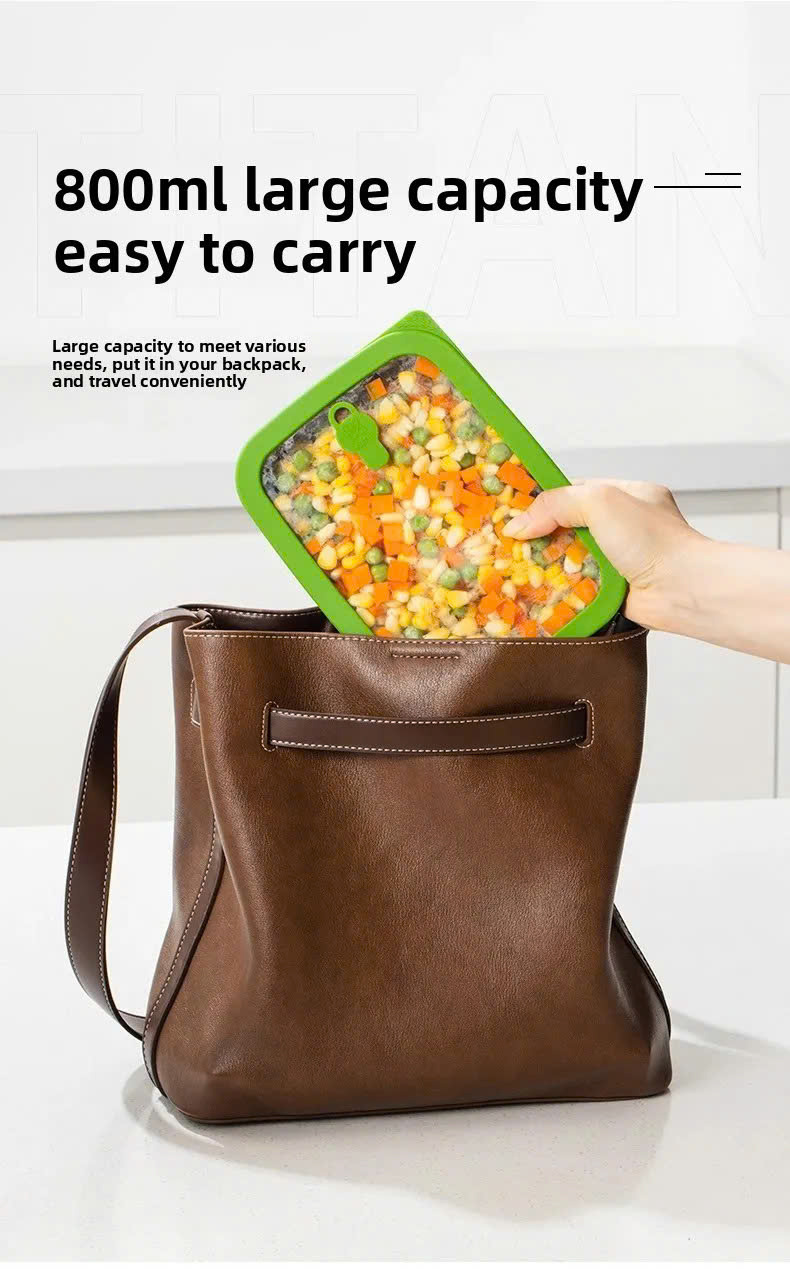 Hộp đựng thực phẩm Keith Titanium Ti5386 800ml (có thể sử dụng trong lò vi sóng)