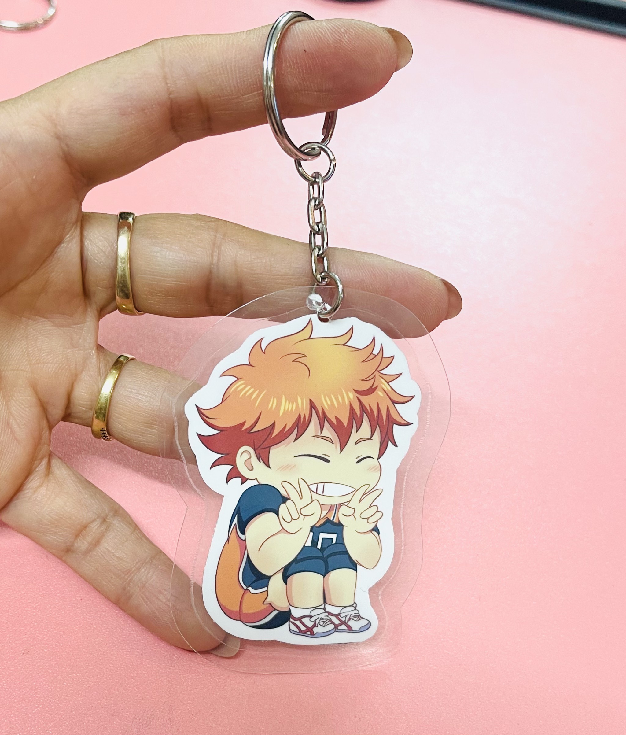 Set 3 Móc khóa cắt tỉa Haikyuu-Hinata Shouyou