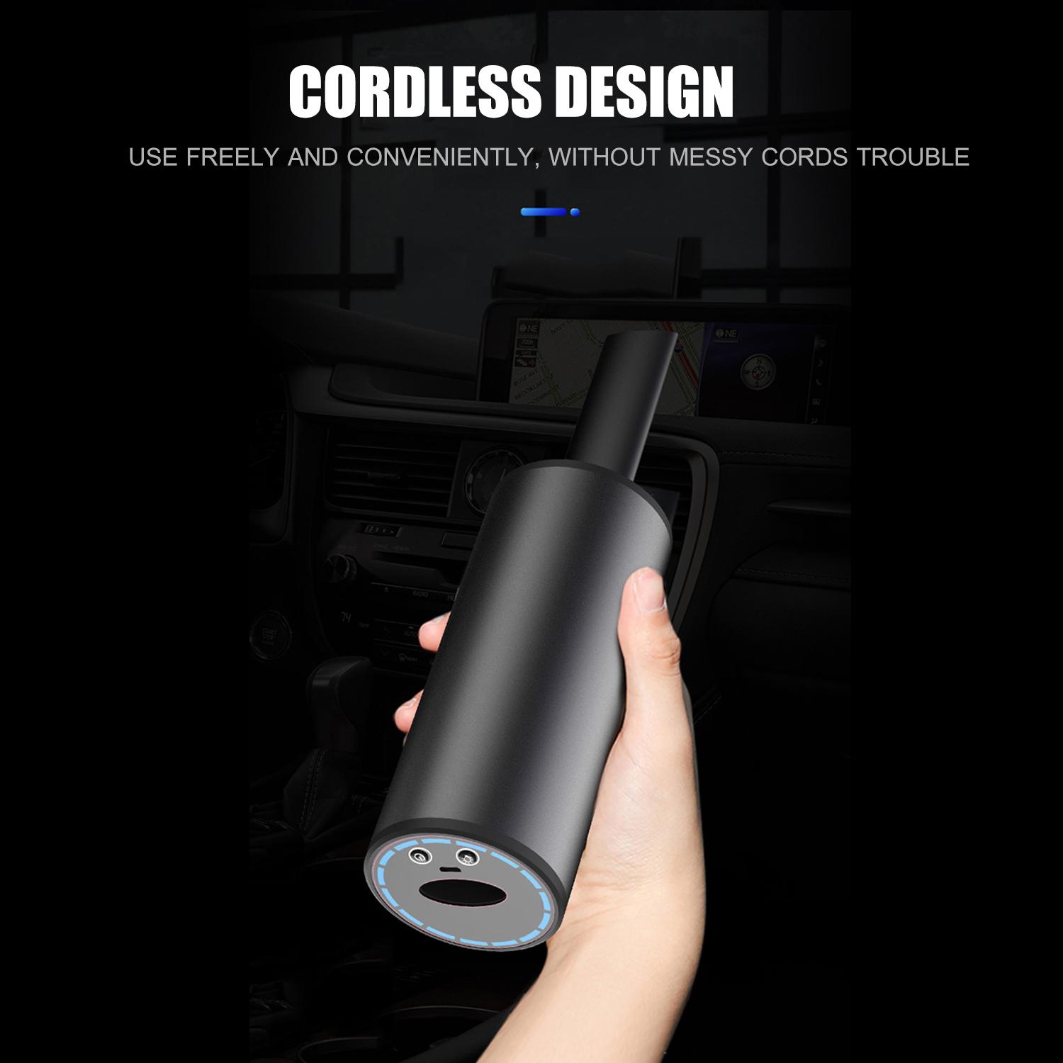 2 in 1 Mini Vacuum Cordless USB Rechargeable Handheld Vacuum Cleaner Cleaning Machine Tool 4500Pa Powerful Suction for