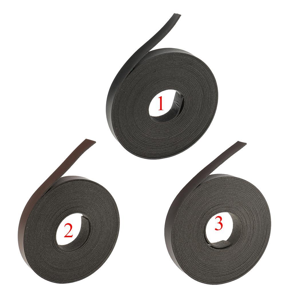 3 Pieces Assorted Color DIY Crafts Leather Strap Strip 15mm Wide