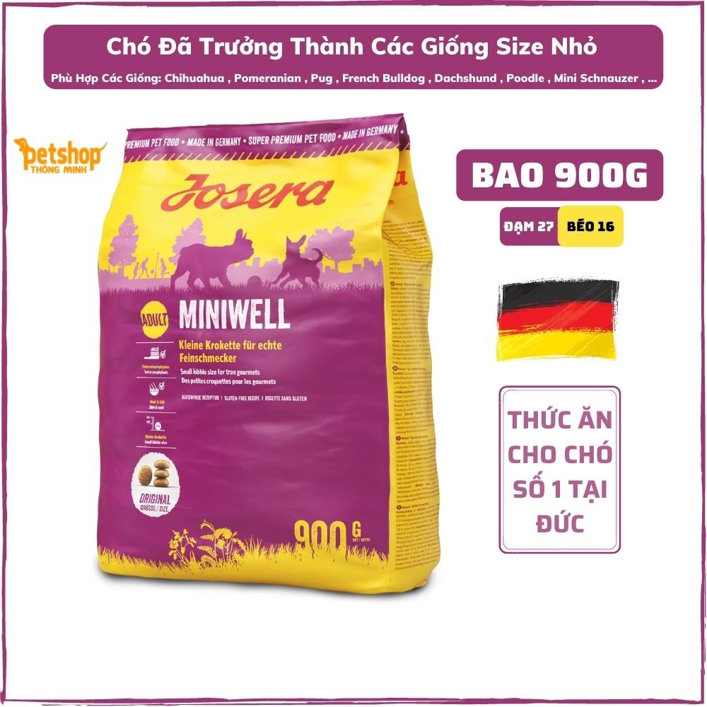 Combo 5 Gói Thức Ăn Chó Cao Cấp Cho Chó Size Mini Trưởng Thành - Josera Mini Well 900G