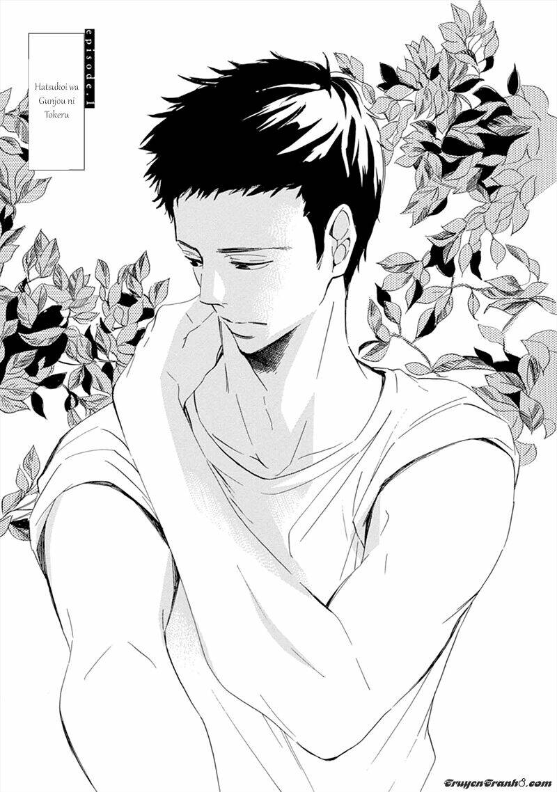 hatsukoi wa gunjou ni tokeru chapter 1 8