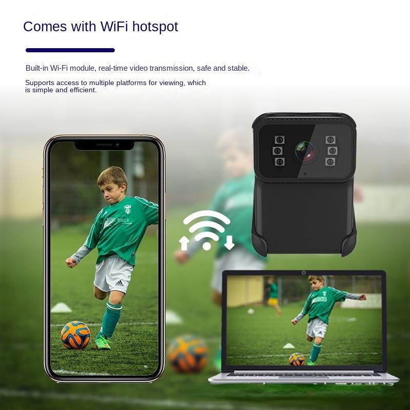 256G 1080P Camera Hành Động Video Nhìn Xuyên Đêm Ống Kính Full HD WIFI Chống Nước Video Thực Thi Pháp Luật Đầu Ghi Định Dạng MP4 ngoài Trời Mini