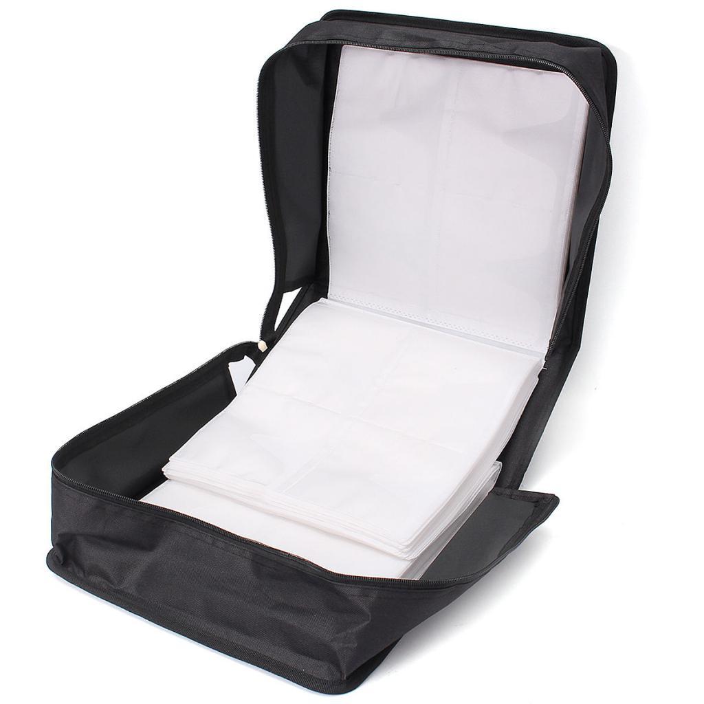 80/250 Disc Heavy Duty CD DVD Storage Bag Case PU Leather Disks DVD Holder