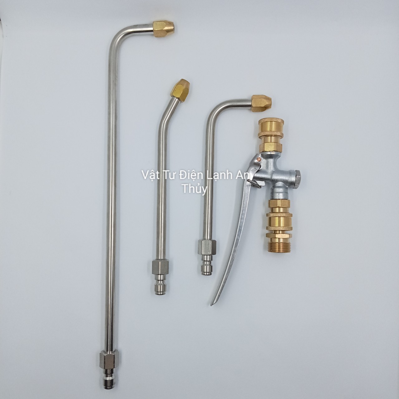 Combo 4 món Béc xịt rửa vệ sinh máy lạnh điề hoà - Tay bóp vệ sinh máy lạnh điều hòa