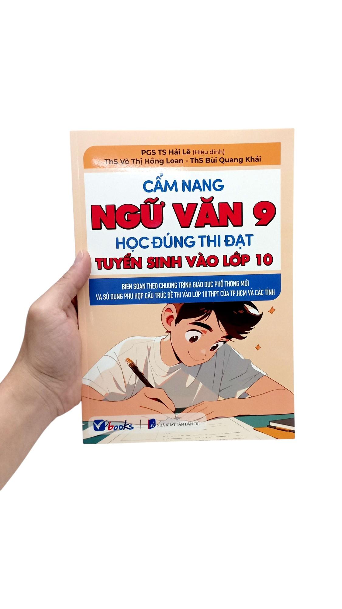 Sách - Cẩm Nang Ngữ Văn 9 - Học Đúng Thi Đạt - Tuyển Sinh Vào Lớp 10
