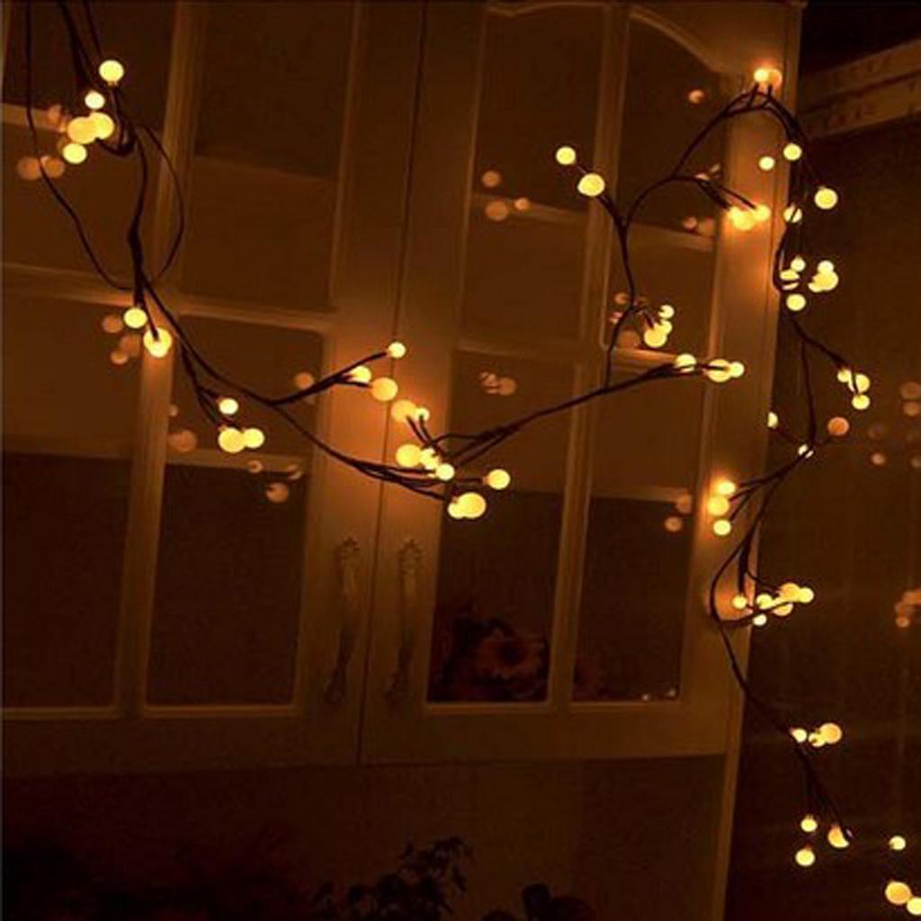 5m 50LED Fairy String Lights Home Festival Party Decor Lighting Warm White