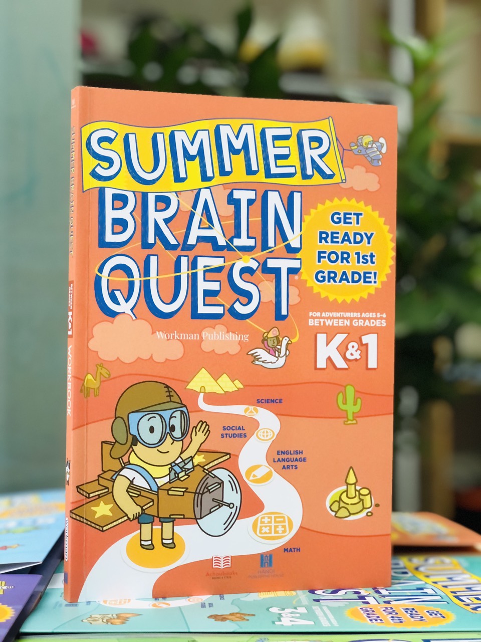 Sách sunner brain quest k1 phát triển tư duy iq cho bé - in màu