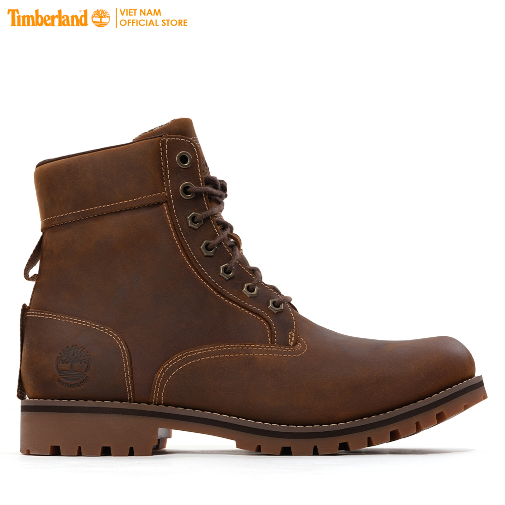 Timberland Giày Cổ Cao Nam Rugged Waterproof II 6 Inch Boot Rust Full Grain TB0A2JJB5J