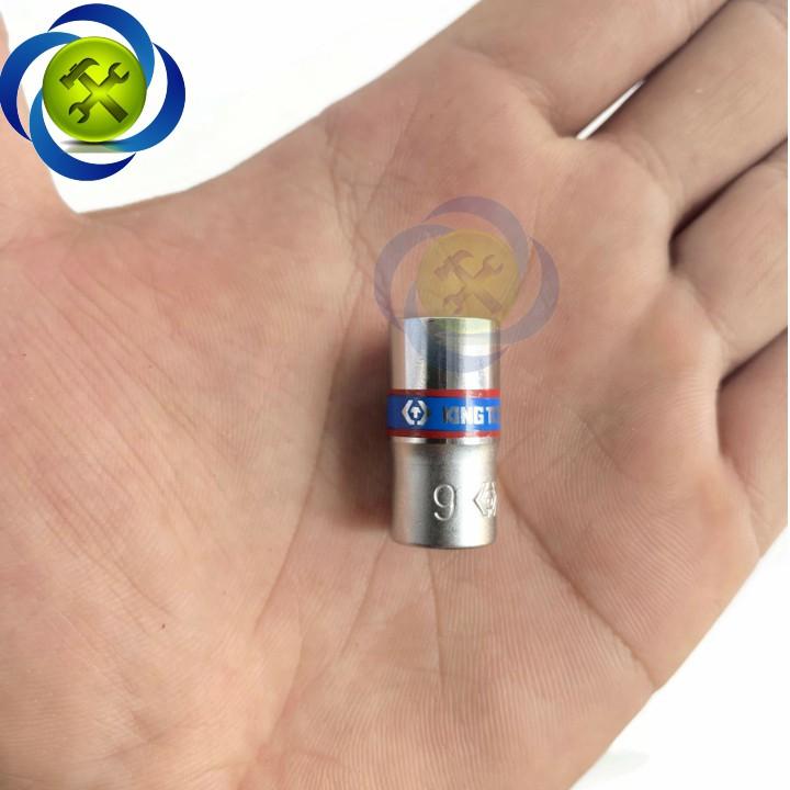 Tuýp trắng ngắn 09mm loai 1/4 Kingtony 233509M dài 24mm 6 cạnh