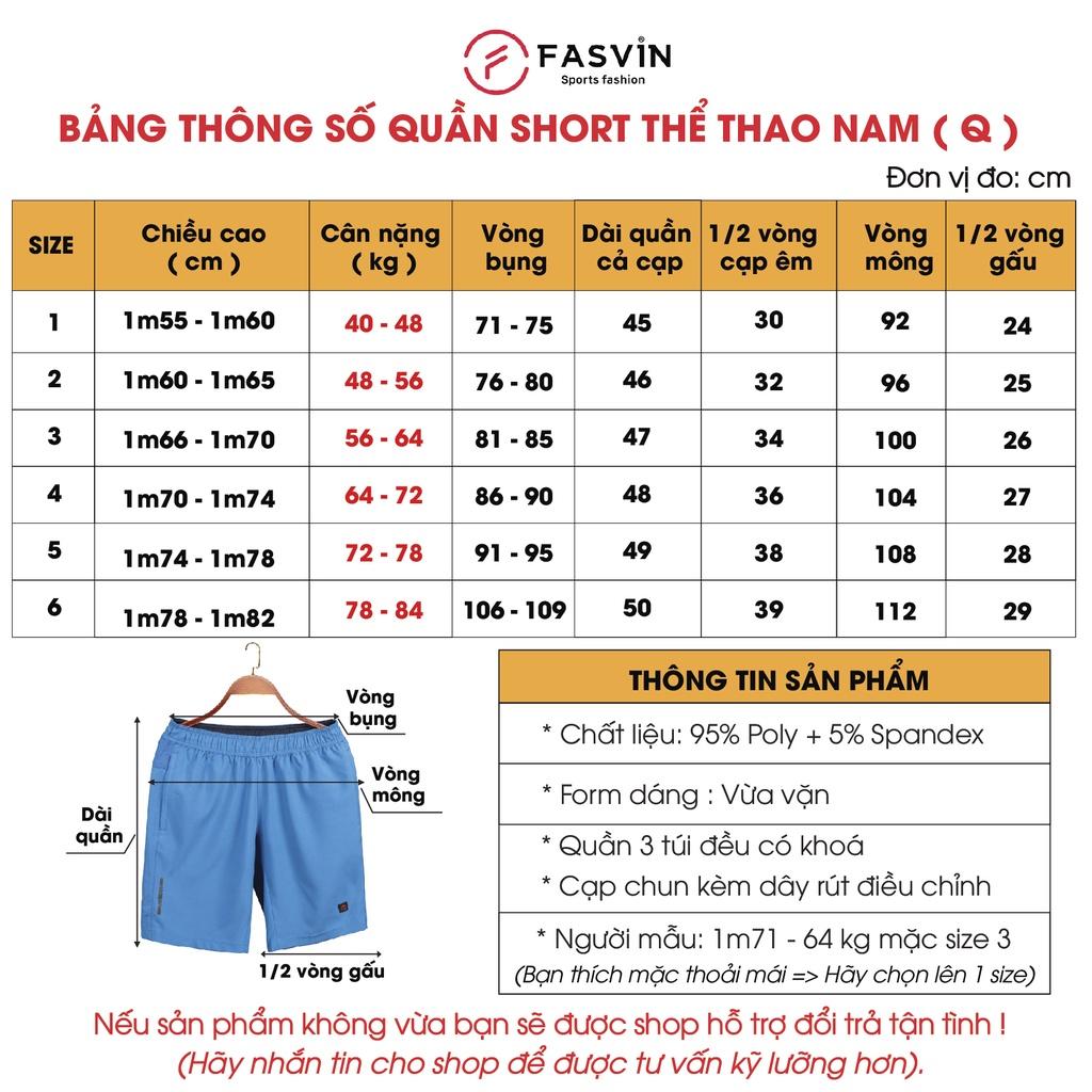 Quần đùi nam Fasvin Q2606.HN vải gió chun hoạ tiết đi biển co giãn mềm mại thoải mái vận động