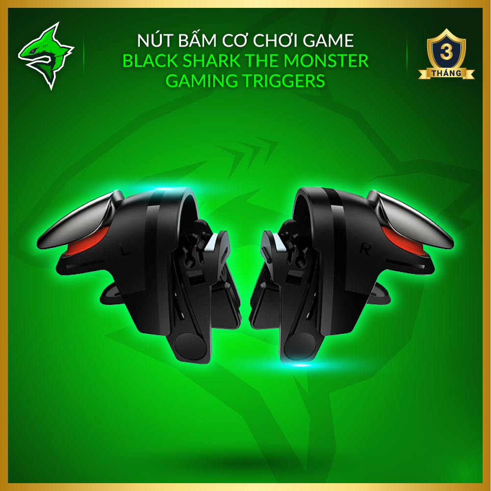 [Hàng Nhập Khẩu] Nút Bấm Cơ Chơi Game Xiaomi Black Shark Monster Gaming Triggers HKG03 【Từ tính ◆ Vật liệu kim loại cao cấp】