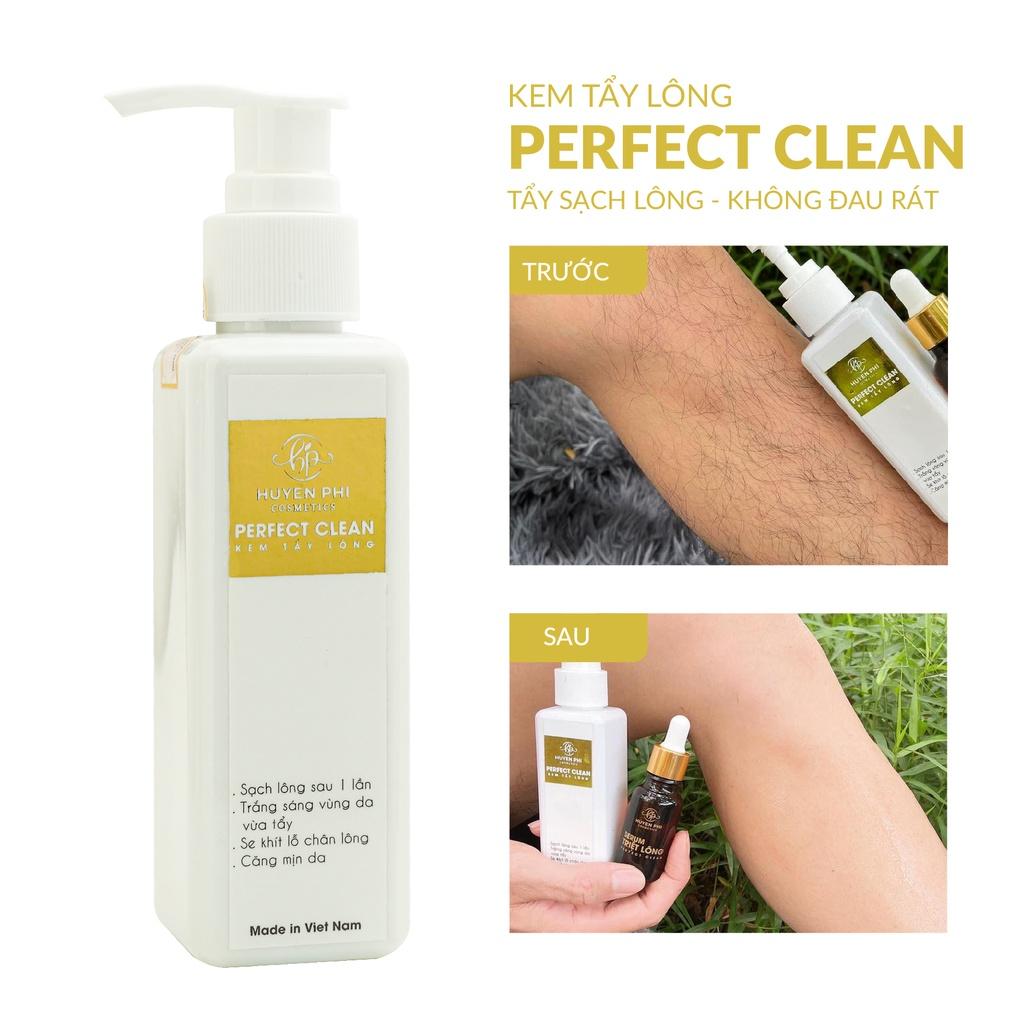 Kem tẩy lông Perfect Clean Huyền Phi 120ml tẩy sạch lông không đau rát