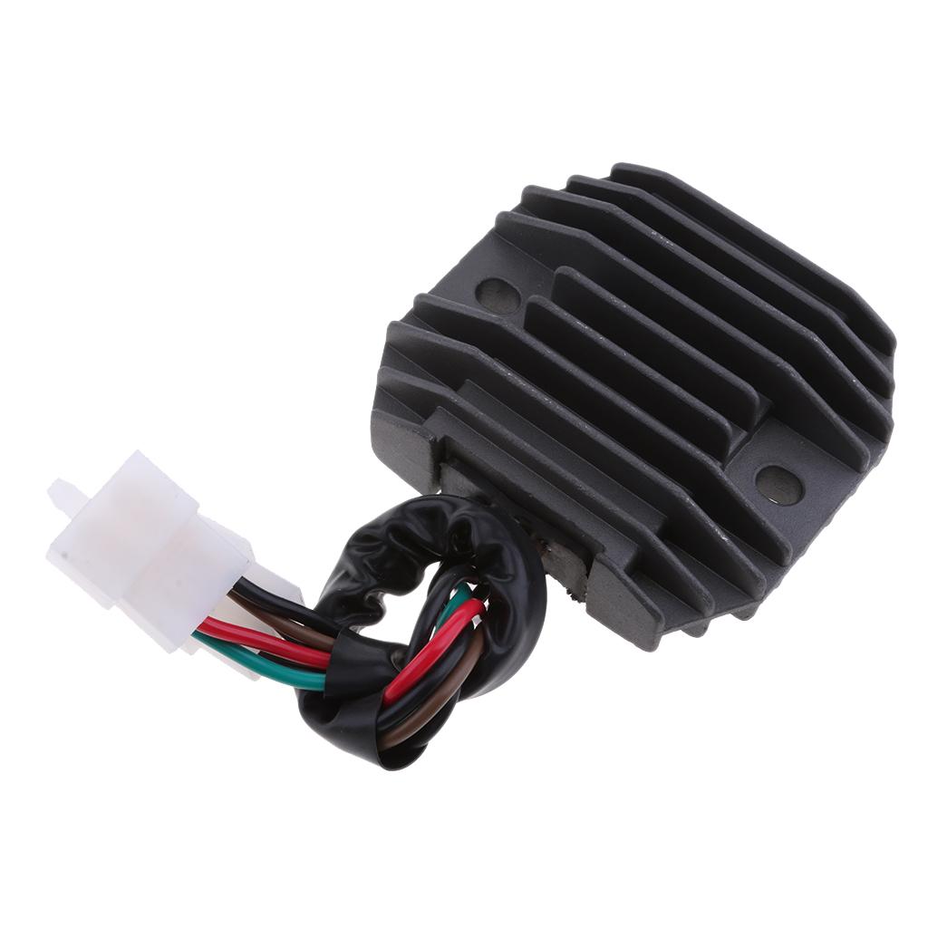 Black Motorcycle Voltage Regulator  Fit for Kawasaki ZX600