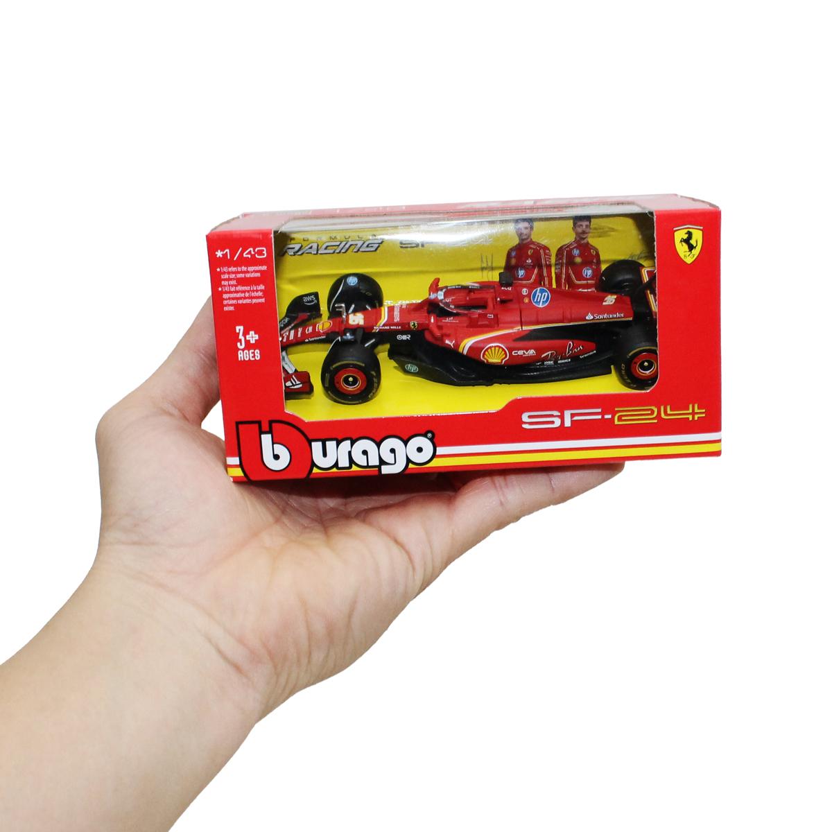 Đồ Chơi Mô Hình Xe Đua F1 1:43 Ferrari Racing-SF-24 (2024) - Bburago 16/18-36844
