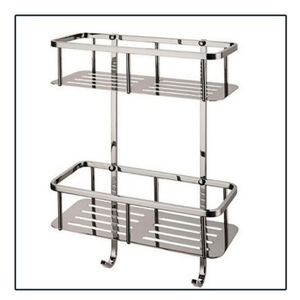KỆ INOX 2 TẦNG - KỆ VUÔNG