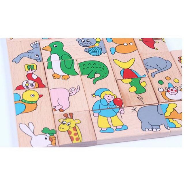 BỘ DOMINO ANIMAL - NỐI ĐUÔI CON VẬT (1184DDV)