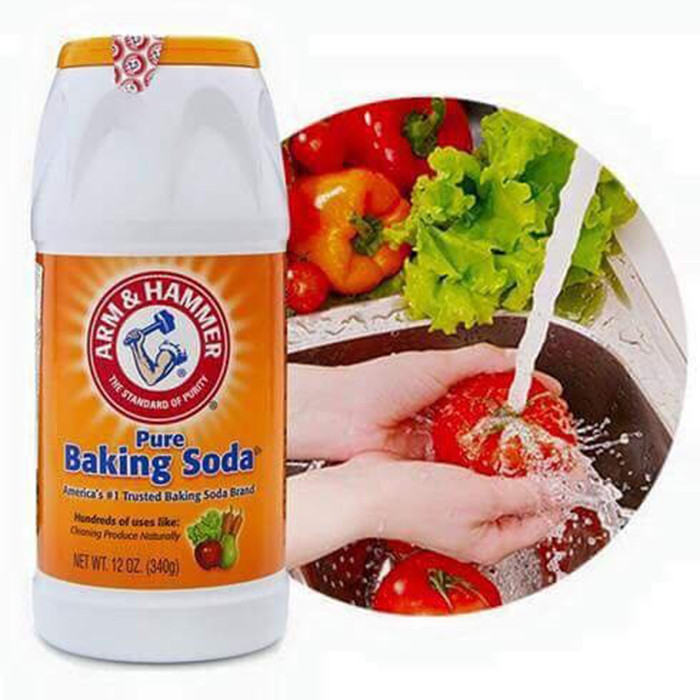 COMBO 2 HỘP BAKING SODA RỬA RAU CỦA QUẢ VÀ TẨY RỬA NHÀ CỬA ARM &amp; HAMMER NHẬP KHẨU 100% TỪ MỸ,AN TOÀN TUYỆT ĐỐI,DỄ DÀNG SỬ DỤNG