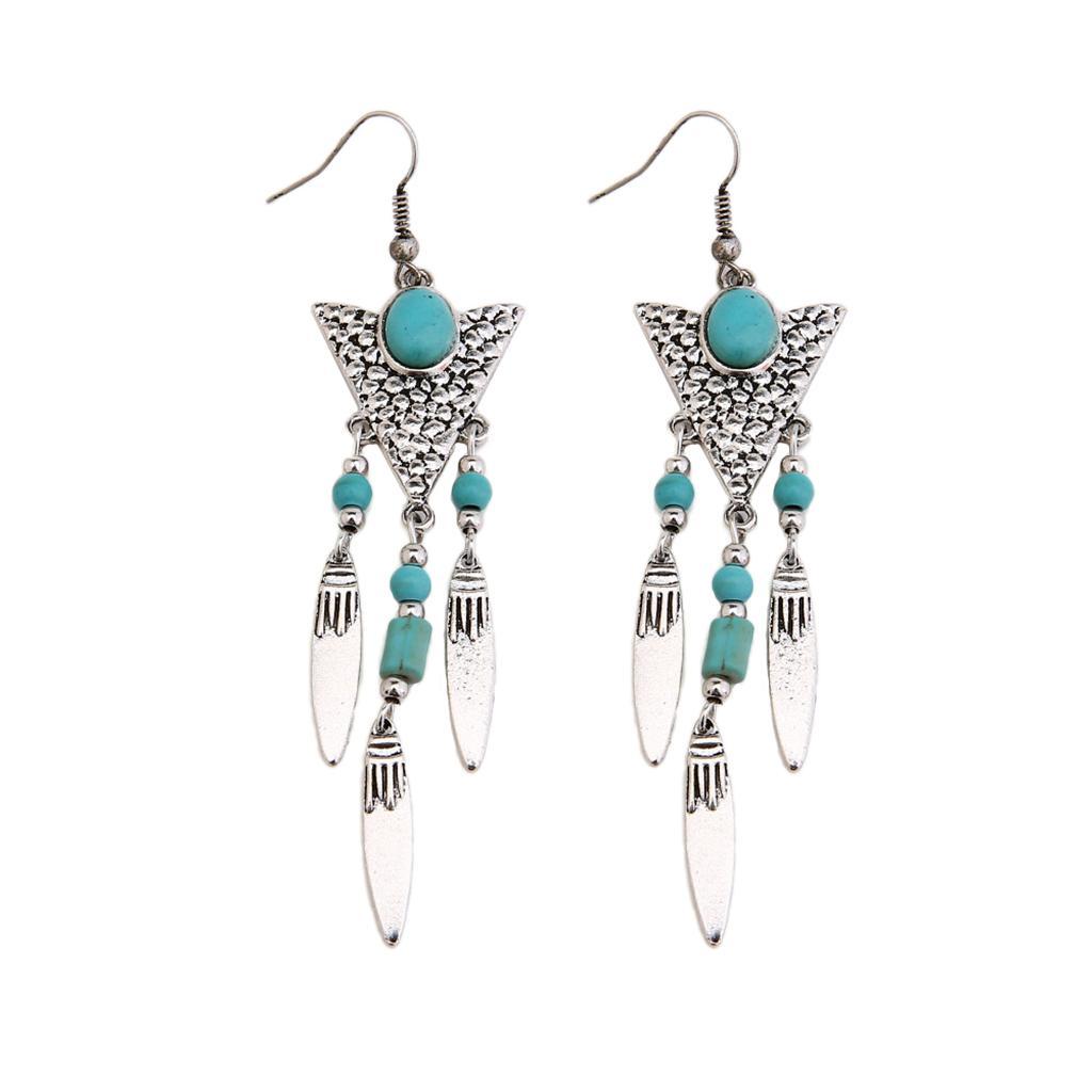 1Pair Vintage Charms Pendant Drop Earrings Women Dangle Earrings