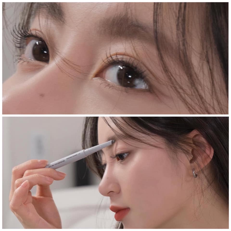 [Han All Line] Chì Kẻ Mày Ngang Cho Chân Mày Sắc Nét, Lâu Trôi Romand Han All Flat Brow 0.17g