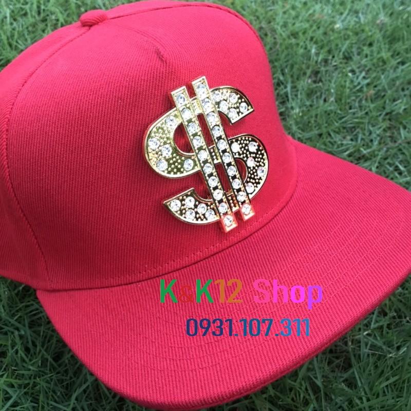 Mũ lưỡi trai, HIPHOP phong cách  Âu - Mỹ logo Dollar cực chất, thời trang đường phố, hiện đại phù hợp cho Nam và Nữ