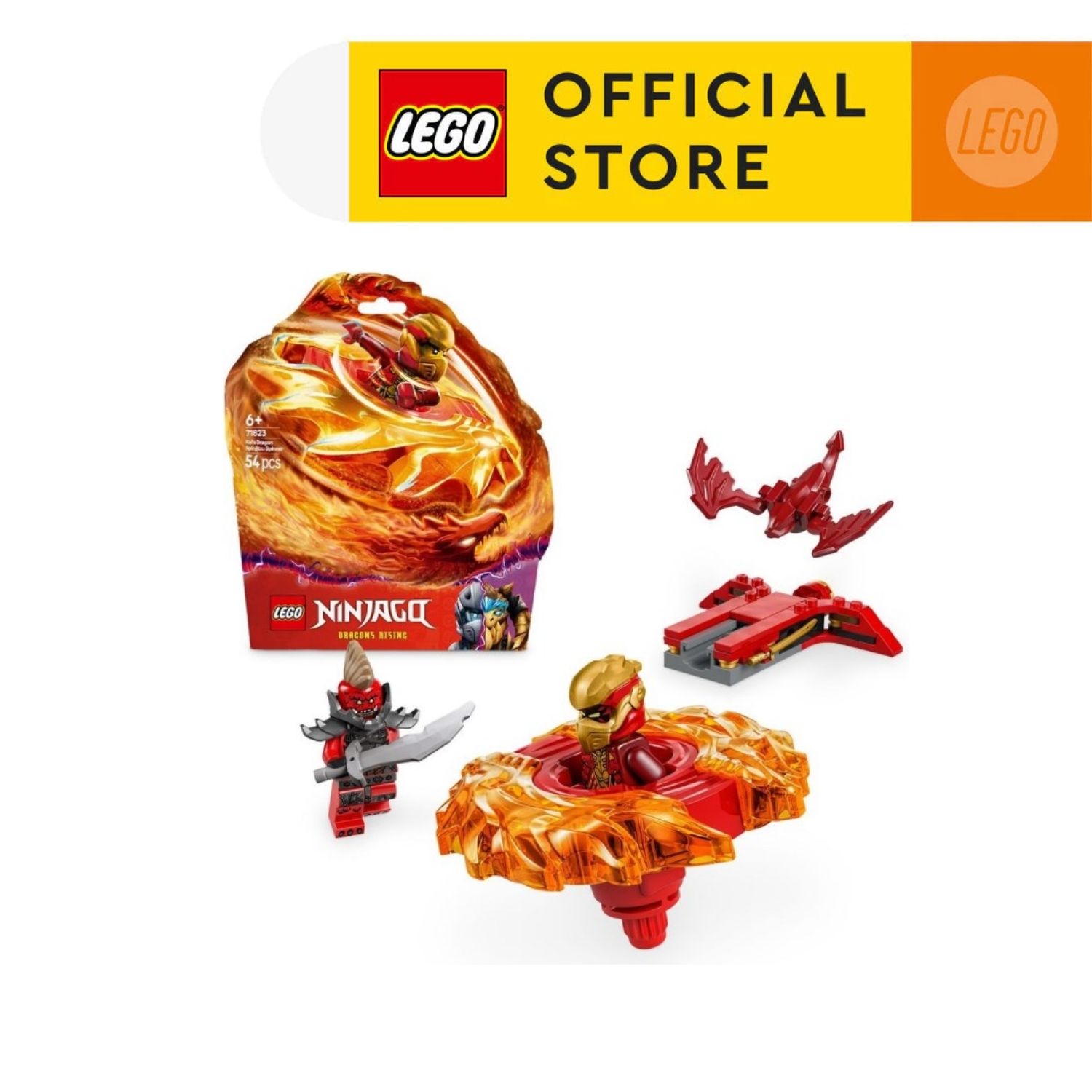 LEGO NINJAGO 71823 Đồ Chơi Con Quay (54 chi tiết)