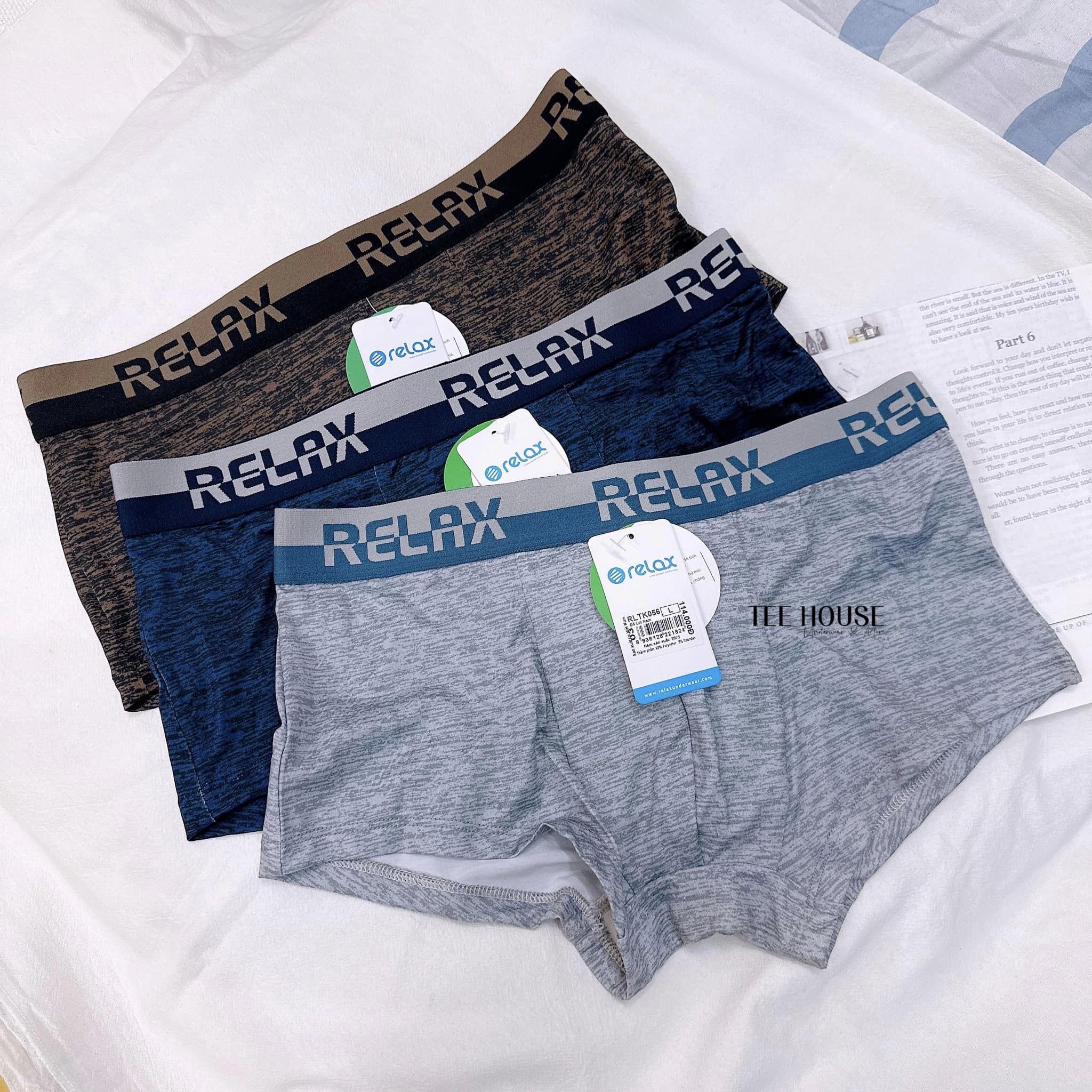 Quần Lót Nam Boxer Relax - Quần Sịp Chất Thun Lạnh Thoải Mái Tặng Vớ Khi Mua Combo 2 Quần