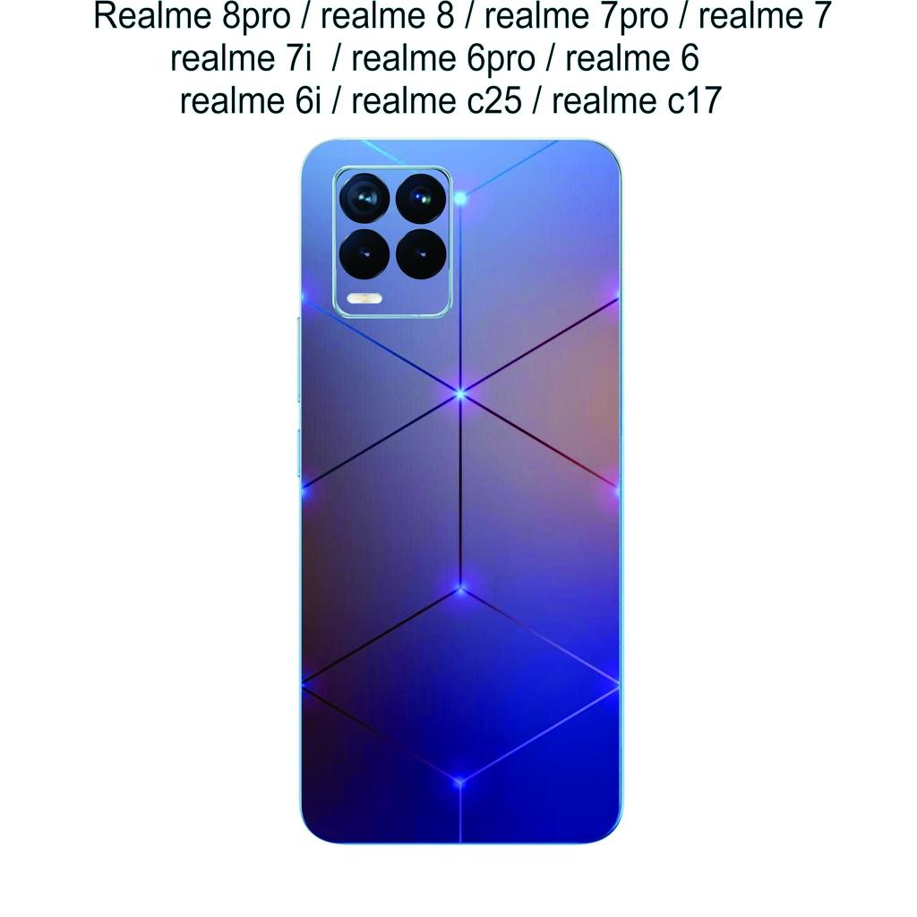 Miếng Dán Skin mặt lưng dành cho Realme 8pro / realme 8 / realme 7pro / realme 7 / realme 7i / realme 6pro / realme 6............