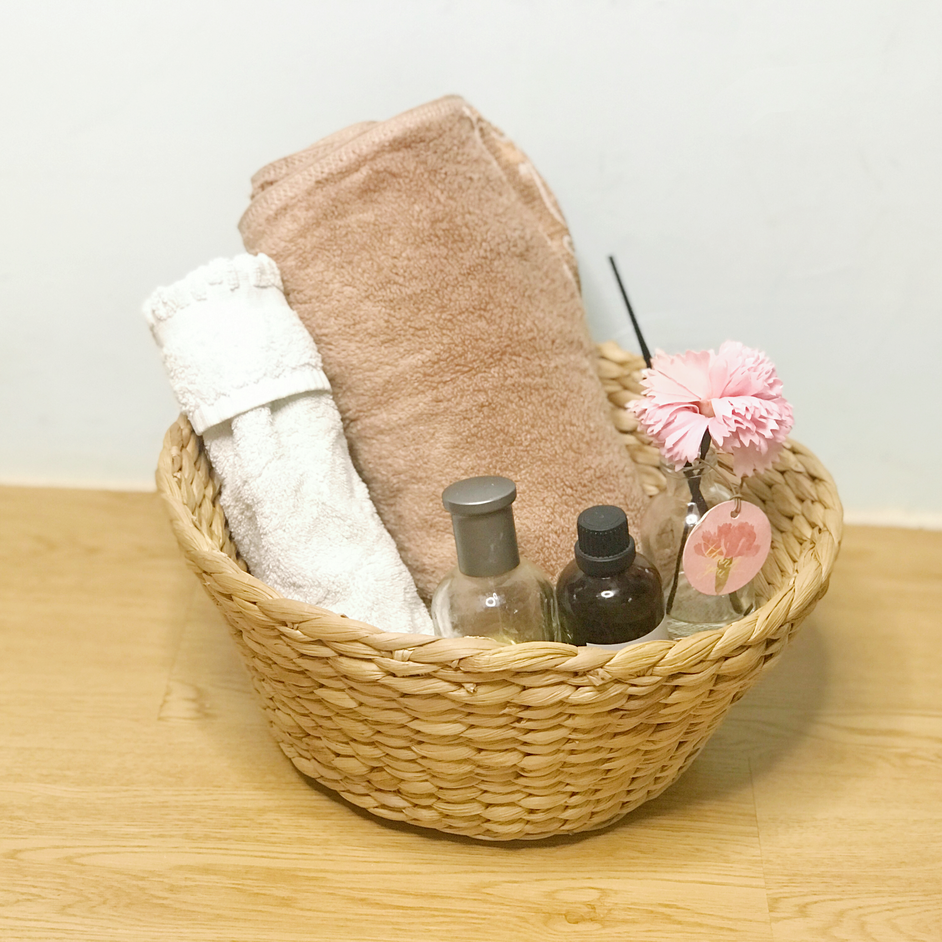 Sọt đa năng đan lục bình , hình tròn, dùng để vật dụng gia đình, trang trí home decor