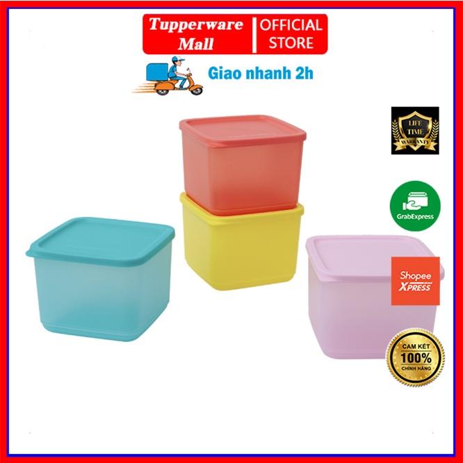 Bộ Hộp Tupperware bảo quản thực phẩm Medium Square Round 1L