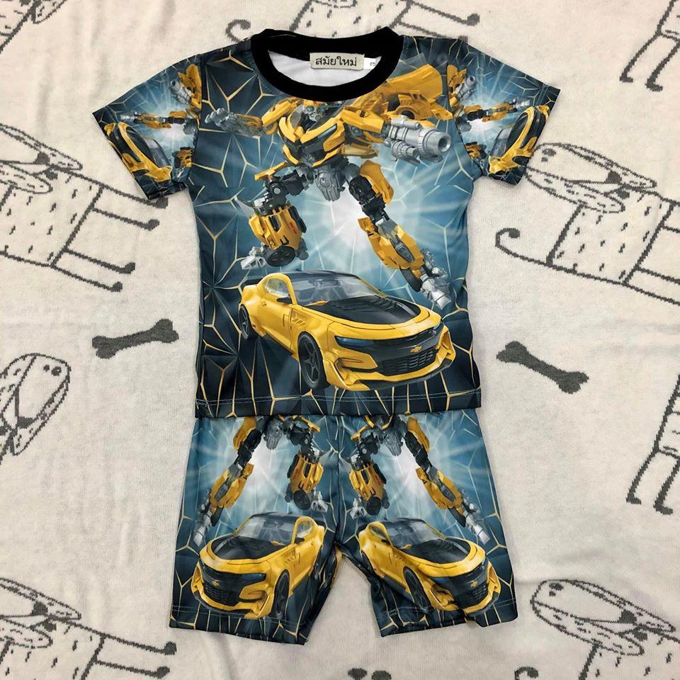 Bộ cotton thái 3D cực ngầu cho bé