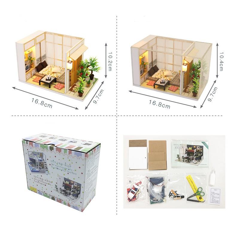 HN * Lắp ghép nhà búp bê - Căn phòng phong cách Nhật - Charming Room