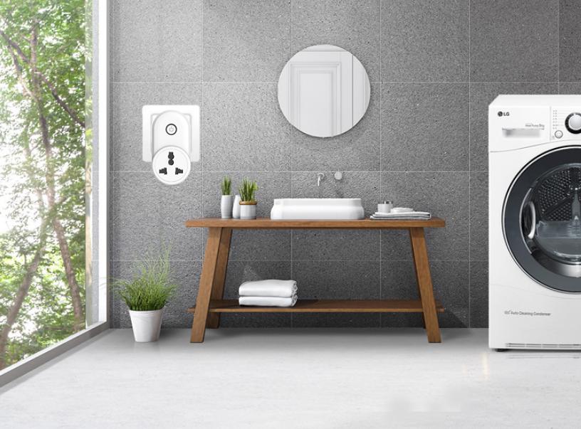 Ổ Cắm Wifi Điều Khiển Qua Điện Thoại Tuya TC5