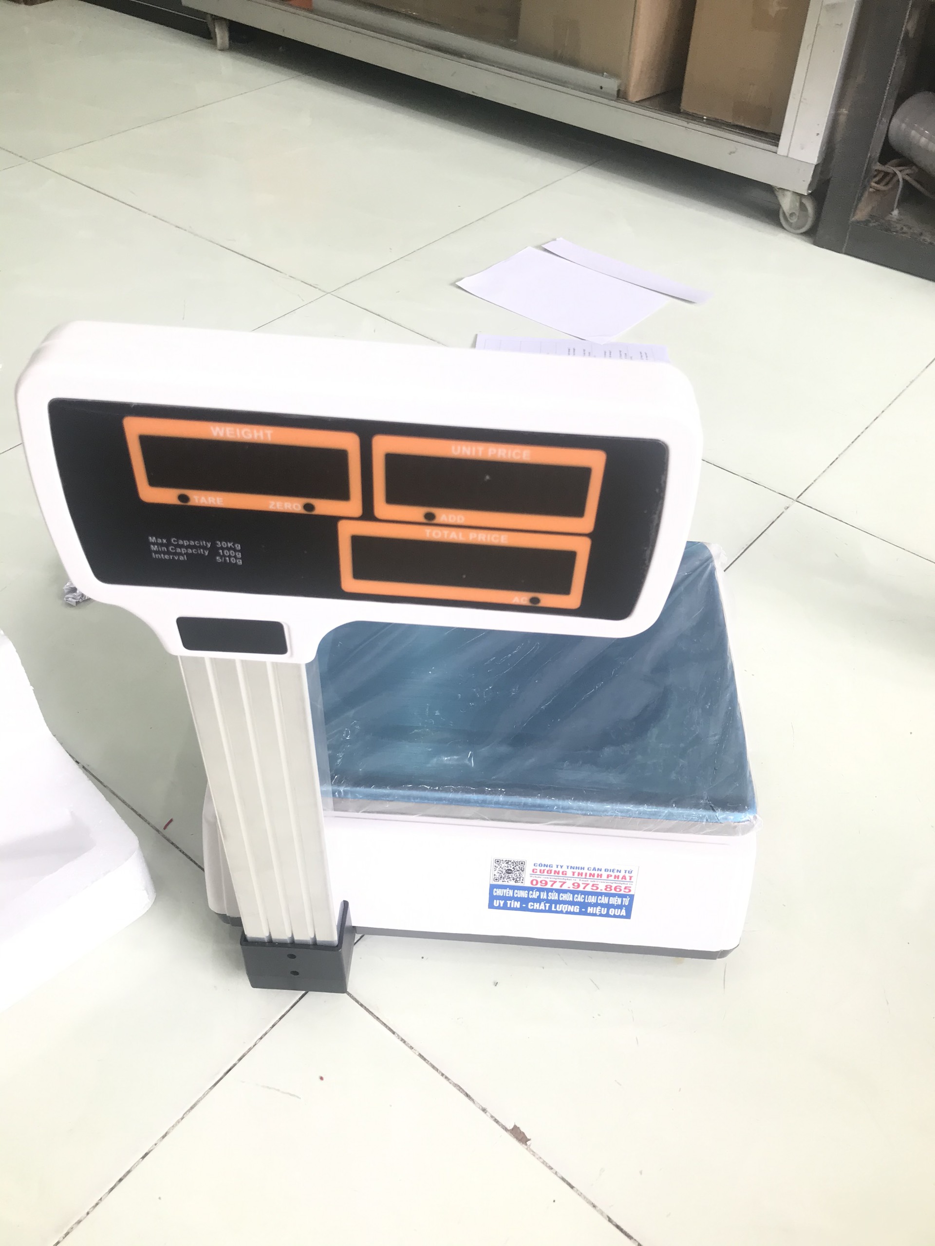 Cân Tính Tiền JPT 30KG - In Bill