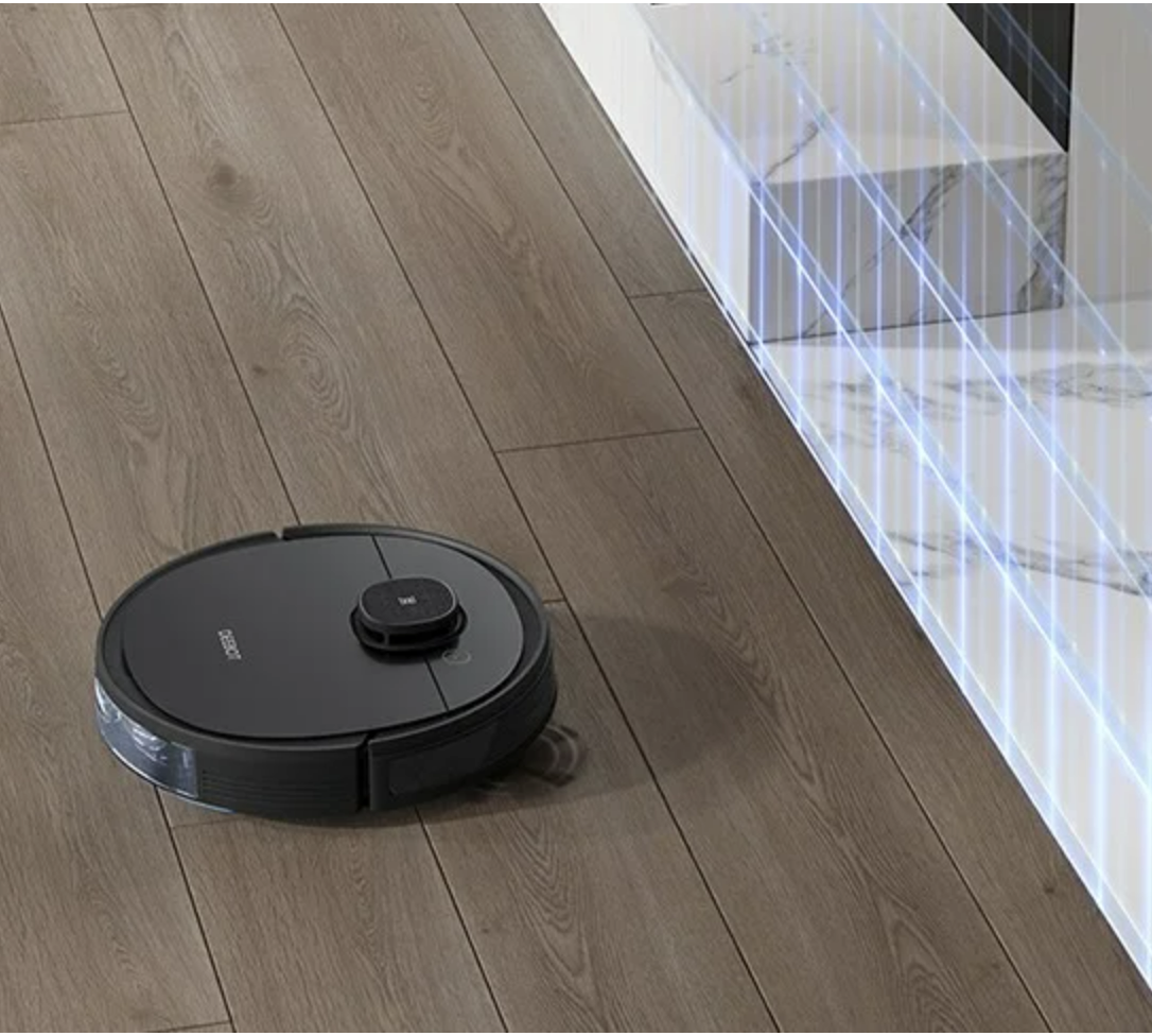 Robot Hút Bụi Lau Nhà Ecovacs N8 Pro Plus Kết Nối App Công nghệ OZMO 2.0 Lực Hút 2600 Pa Phù Hợp Diện Tích 200m2 Với Công Suất 40W - Hàng Chính Hãng