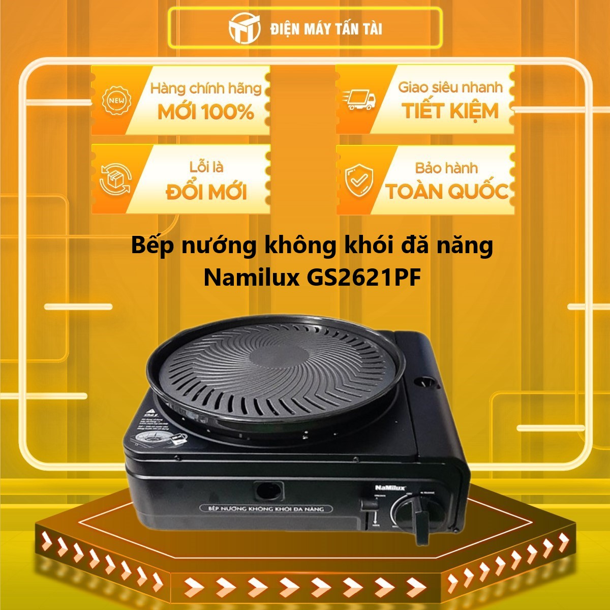Bếp nướng không khói đă năng Namilux GS2621PF - Hàng chính hãng