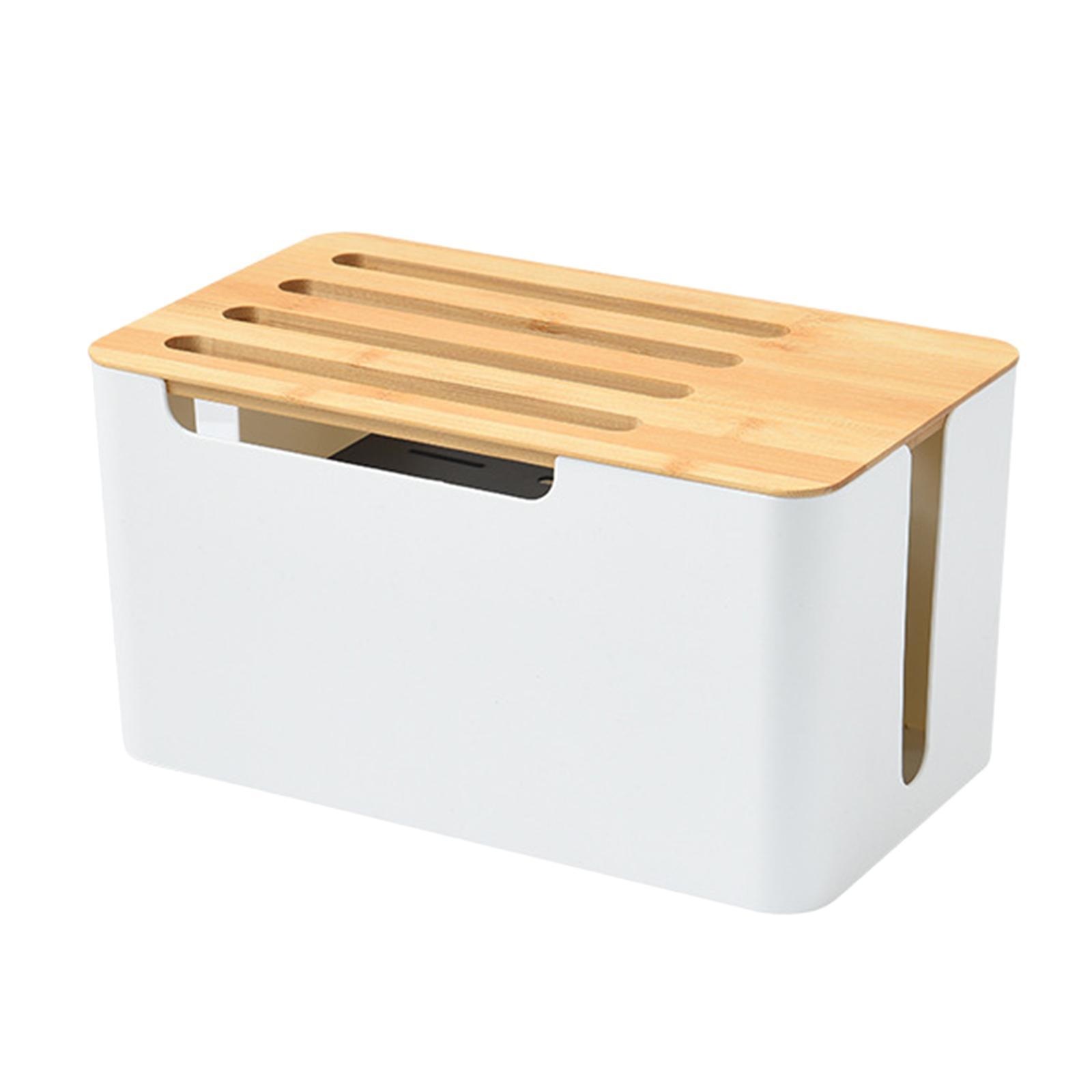 Router Shelf Storage Box Cable Management Organizer Cable Bracket for Office