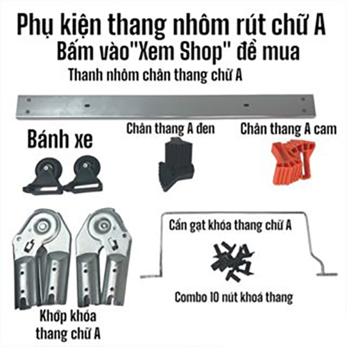 Nút Nhựa Bịt Đầu Thang Nhôm Rút - Phụ Kiện Thang Nhôm Nhựa Bịt Đầu