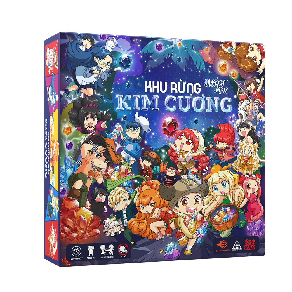 Board game Lớp Học Mật Ngữ - Khu Rừng Kim Cương - Board Game VN