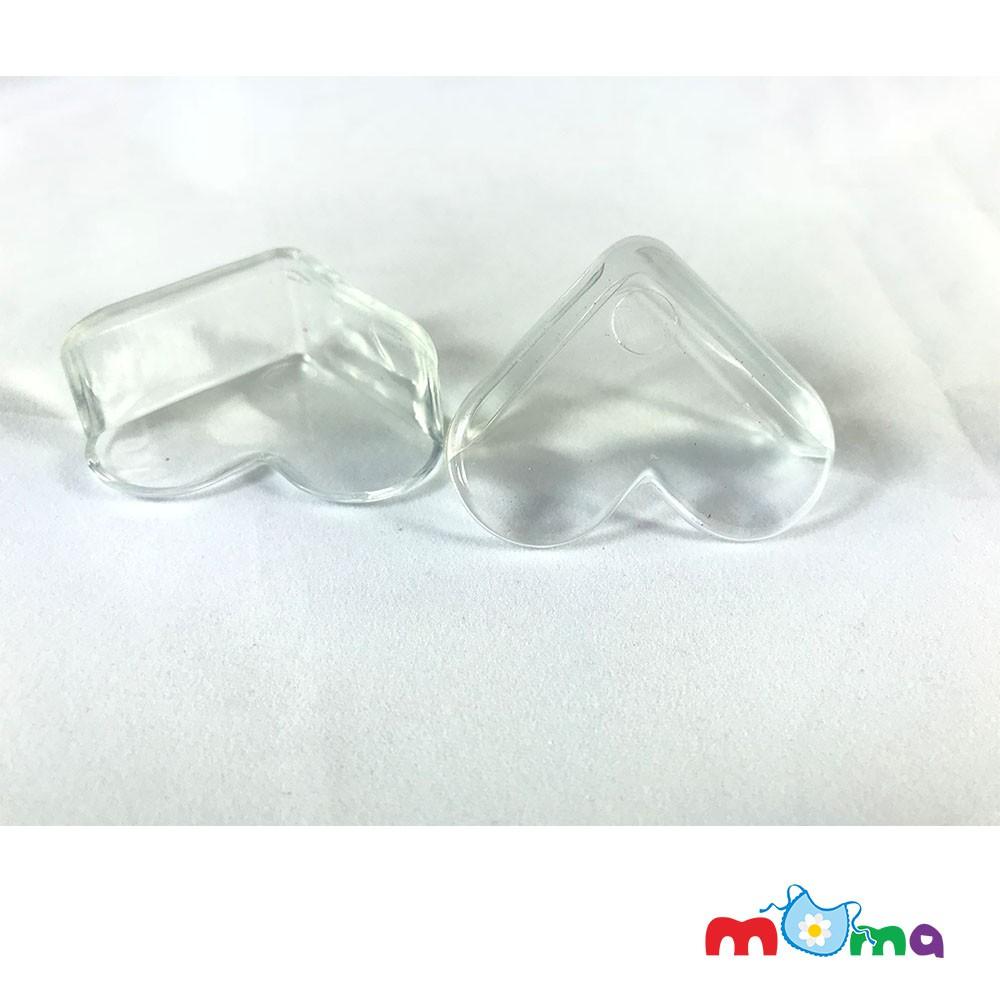 Combo 10 miếng nhựa dẻo bọc góc bàn, tủ, gường, nẹp góc SILICON trong suốt chống va đập an toàn cho bé