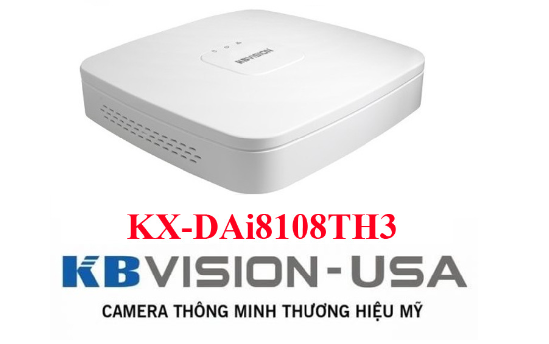 Đầu Ghi Hình 8 Kênh 5 In 1 KBVISION KX-DAi8108TH3-hàng chính hãng