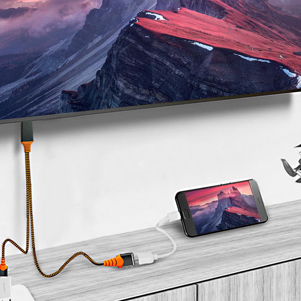 Adapter chuyển đổi từ điện thoại di động sang cổng HD 1080P HDTV Digital AV Adapter USB 2.0 HD