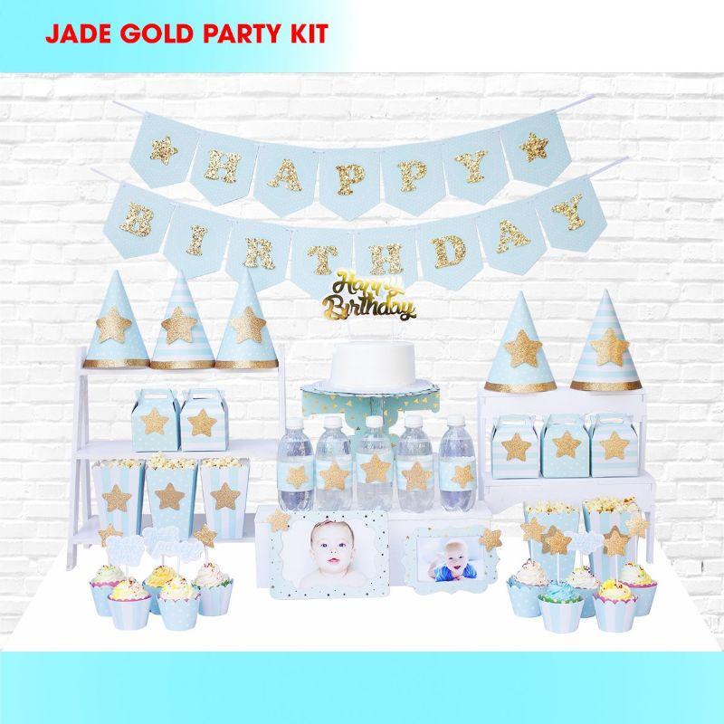 Set trang trí sinh nhật Gold Ánh Kim