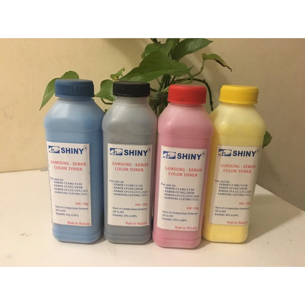 Mưc đổ máy in màu Shiny dành cho máy  Samsung CLP300/315/ xerox 1110/1100/ CP105b/CP205/CM215/CP215W - Hàng Chính Hãng