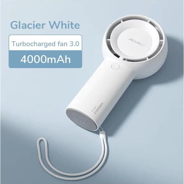Quạt Cầm Tay Mini JISULIFE FA43 Siêu Mát - Sạc Nhanh - Pin 4000mAh Sử Dụng Lên Đến 12H - Hàng Chính Hãng