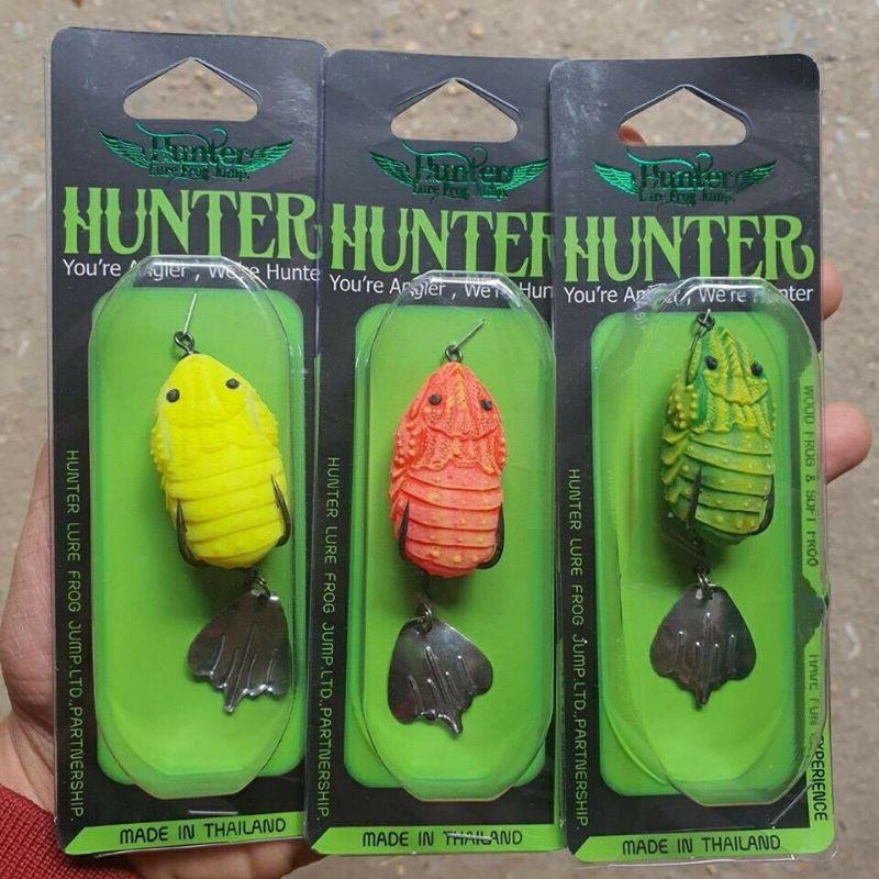 combo 2 mồi lure hunter v4 và frog toon v1