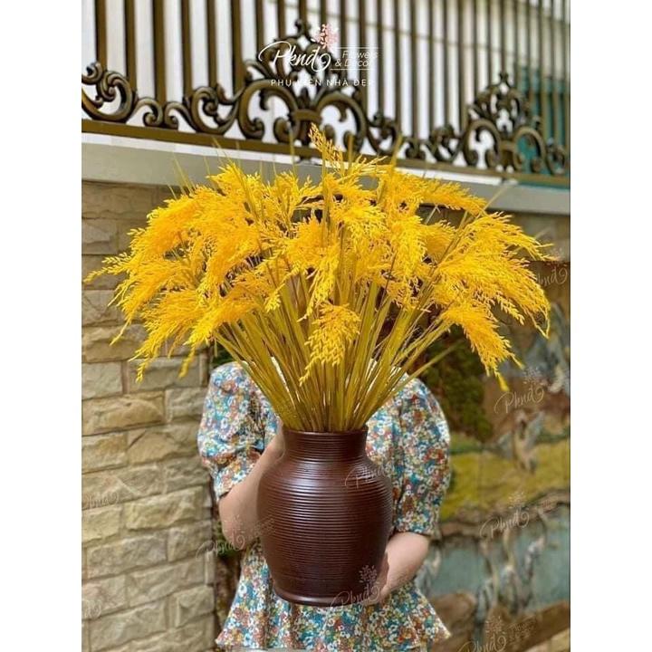 Bó hoa lúa mạch vàng 100 bông decor trang trí nhà cửa -❖Khuyenmai247❖