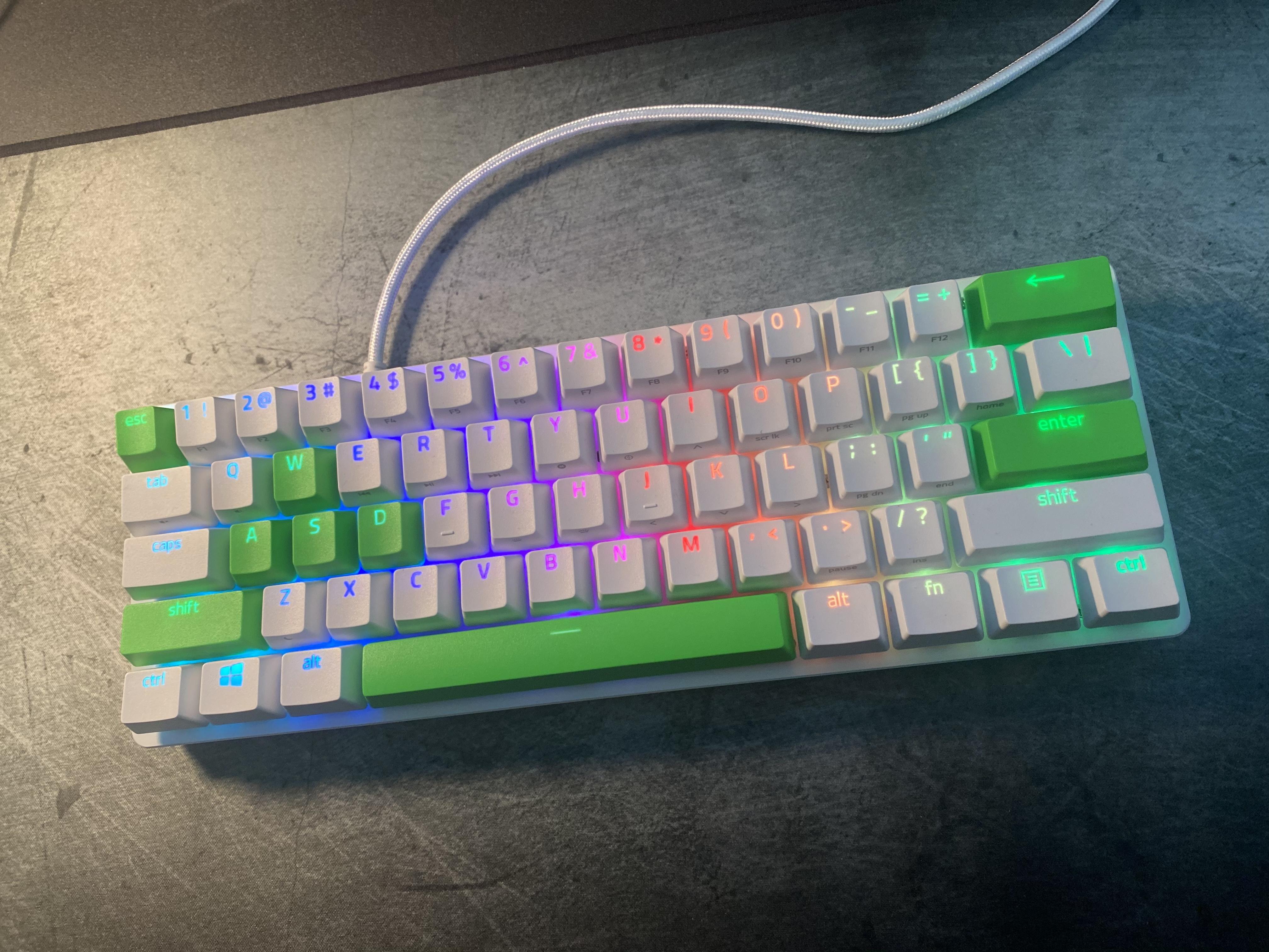 Bộ Keycap Razer PBT Upgrade Set_Mới, hàng chính hãng