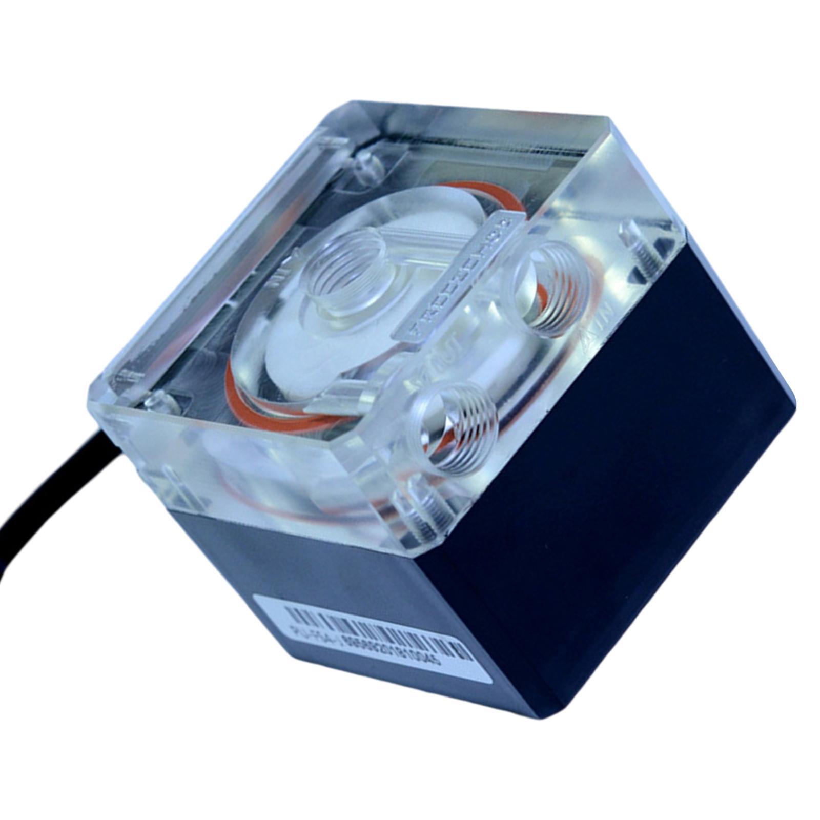 Computer Water Pump  Tank 4M Pump Head 13.5V Mute Pump for PC CPU